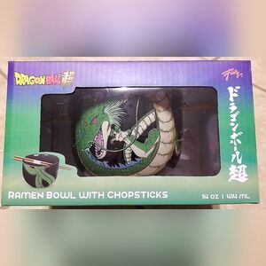 Dragonball Super Shenron Ramen Bowl With Chopsticks